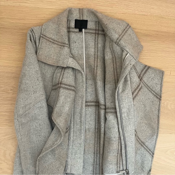 Intermix wool gray coat - Picture 3 of 4